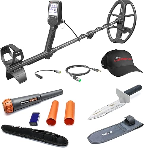 Nokta The Legend - Juego de detector de metales (detector de metales + puntero + excavadora)
