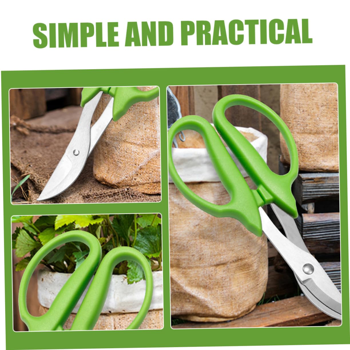 高枝剪刀 不锈钢製 ガーデニング剪定鋏 植物トリミング用剪定バサミ 高枝剪刀 不锈钢製 ガーデニング剪定鋏 植物トリミング用剪定バサミ