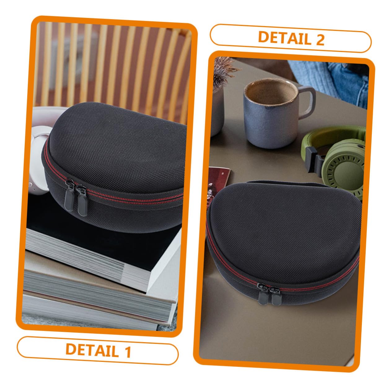 4 Piezas Funda Protectora para Auriculares Inalámbricos Resistente al Desgaste y Ligera Organizador de Viaje para Mujeres Estuche de Almacenamiento Portátil con Diseño Anticrack y