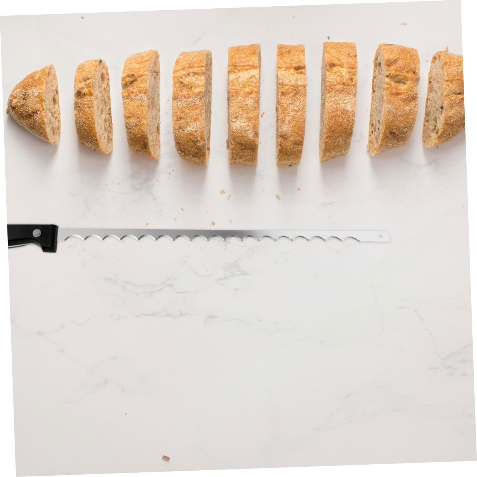 Angoily 20piezas Cuchillas para Cortar Pan Herramientas De Rebanado No Pegajosas De Serras para Máquina De Tostadas Accesorios De Panadería para Hogar y Restaurantes