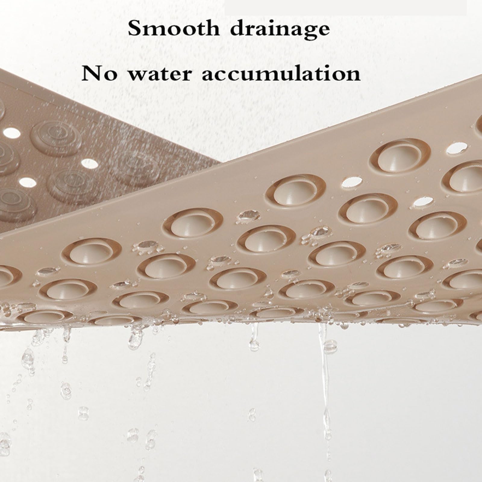 Tappetini for Doccia All'interno Della,con Ventose Antiscivolo,Massaggio Dei Piedi,Design Moderno,per Pavimenti Box,Vasca Da Bagno E(Blue,Width 36CM*Length 70CM)