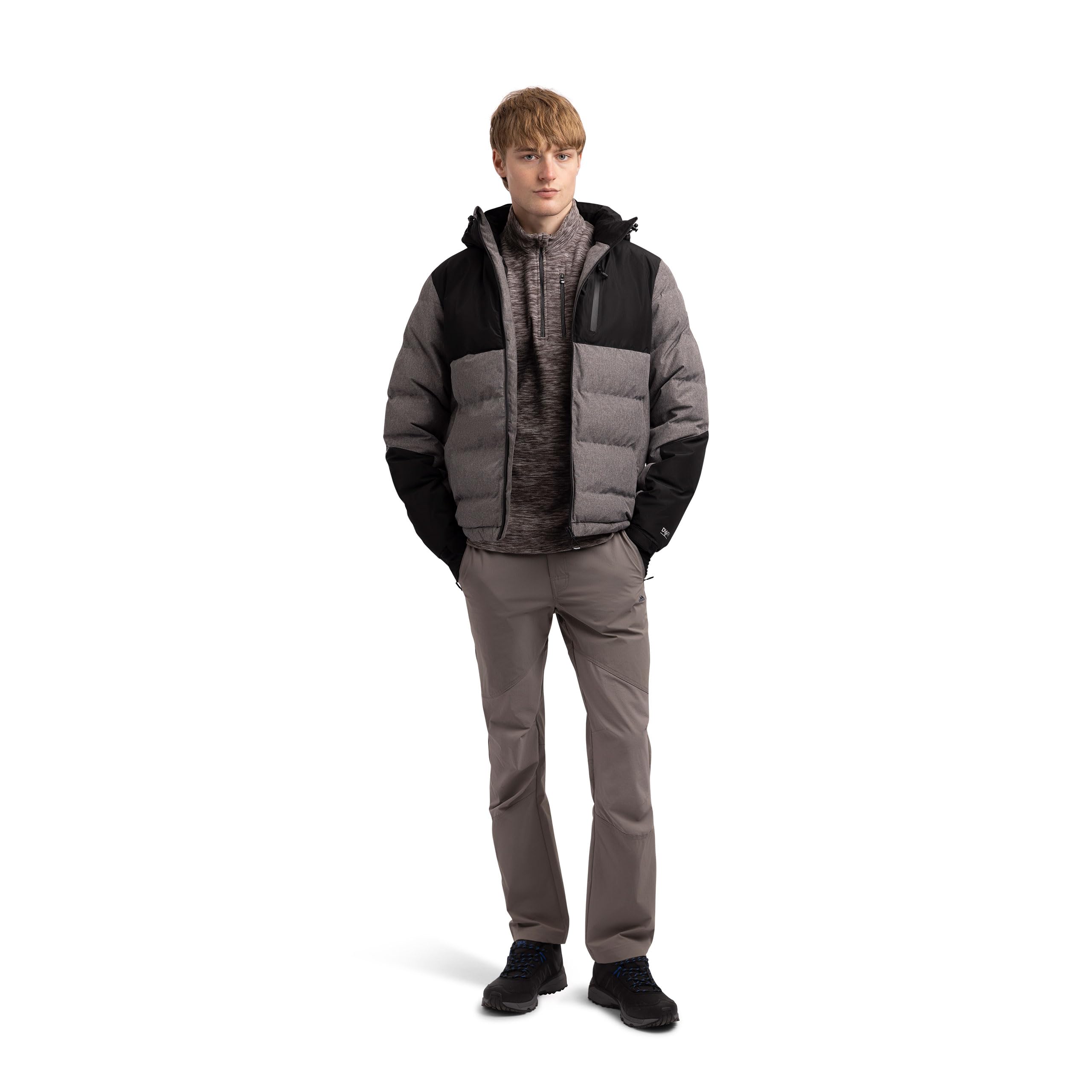 Trespass (S, Grey Marl) Men's Casual Jacket - Delabole