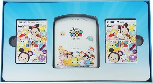 Amazon ディズニー Disney Fujifilm ツムツム チェキセット Instax Shere Sp 1 フィルム 枚 香港 Hkdl 日本未発売 Disney ディズニー フィルム