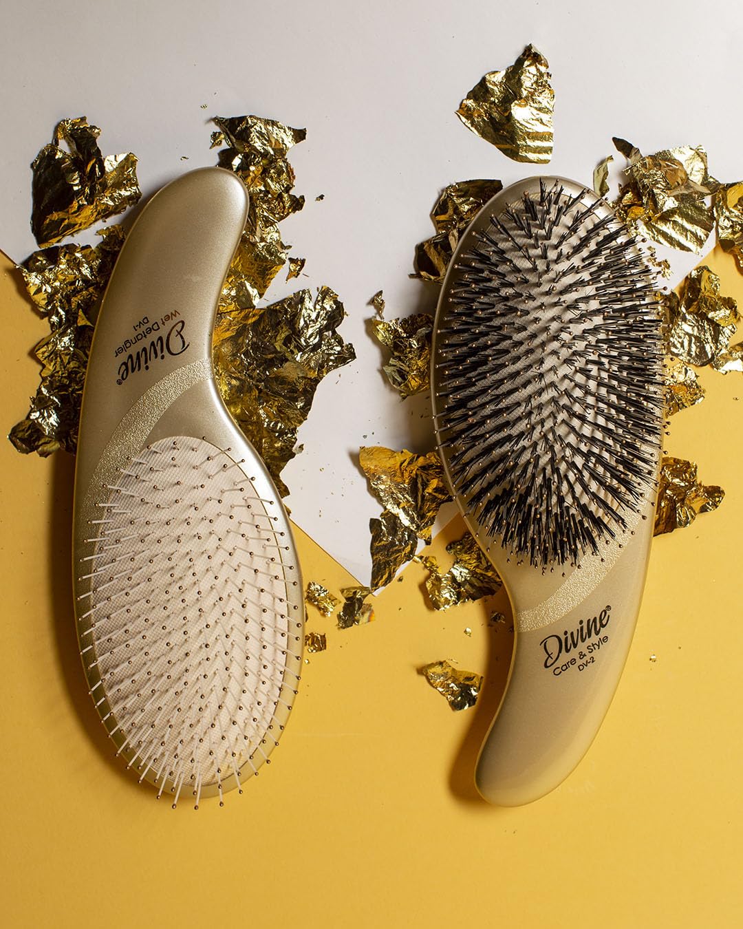 Olivia Garden Divine Revolutionary Hair Brush - Ergonomic Design, Gentle on Hair & Scalp