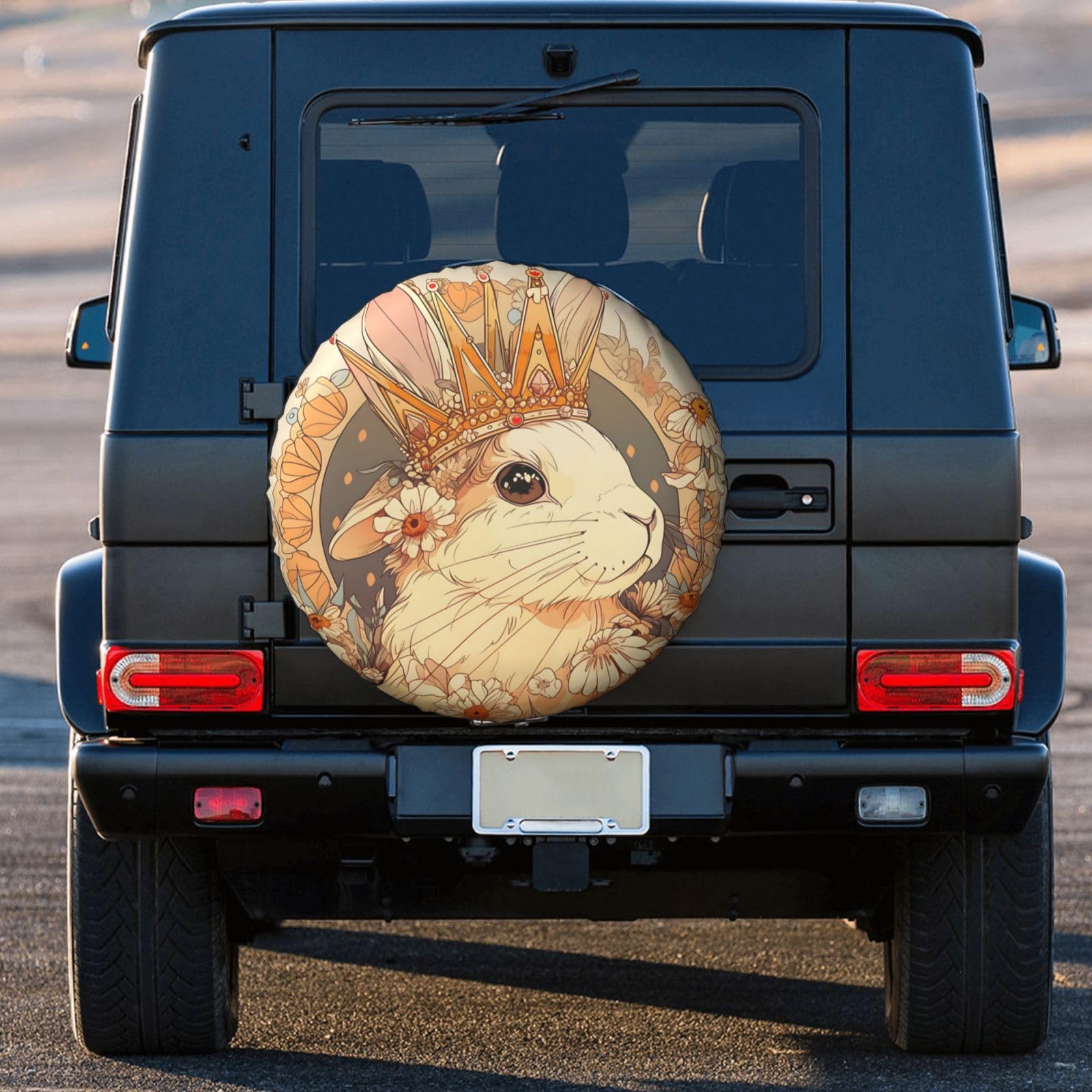 Copriruota Scorta Auto Con Coniglio - Impermeabile Per SUV E Camper 35.5cm - Foto 9