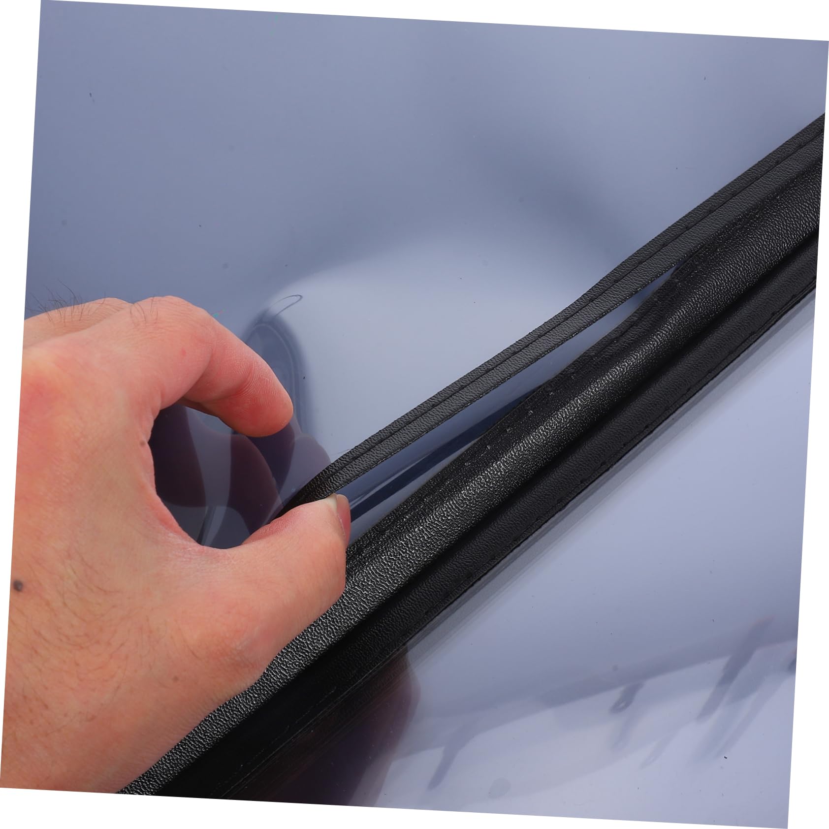 SOLUSTRE 2piezas Portamenús De Cuero Sintético Con Páginas Transparentes Carpeta Para Menú De Restaurante Páginas Caras De Unidades Para Cafeterías y Bares
