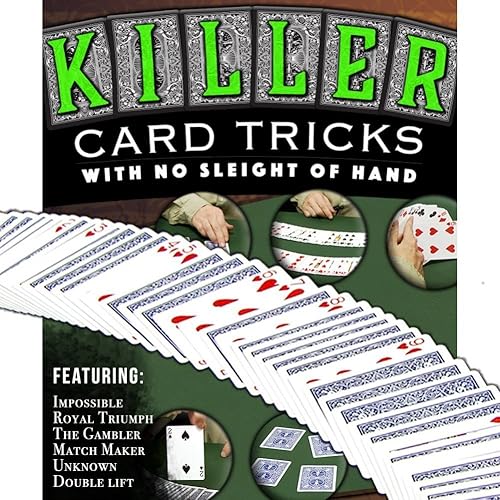 Trucos de magia con las tarjetasKiller Card no trucos Juego de Prestidigitación necesaria