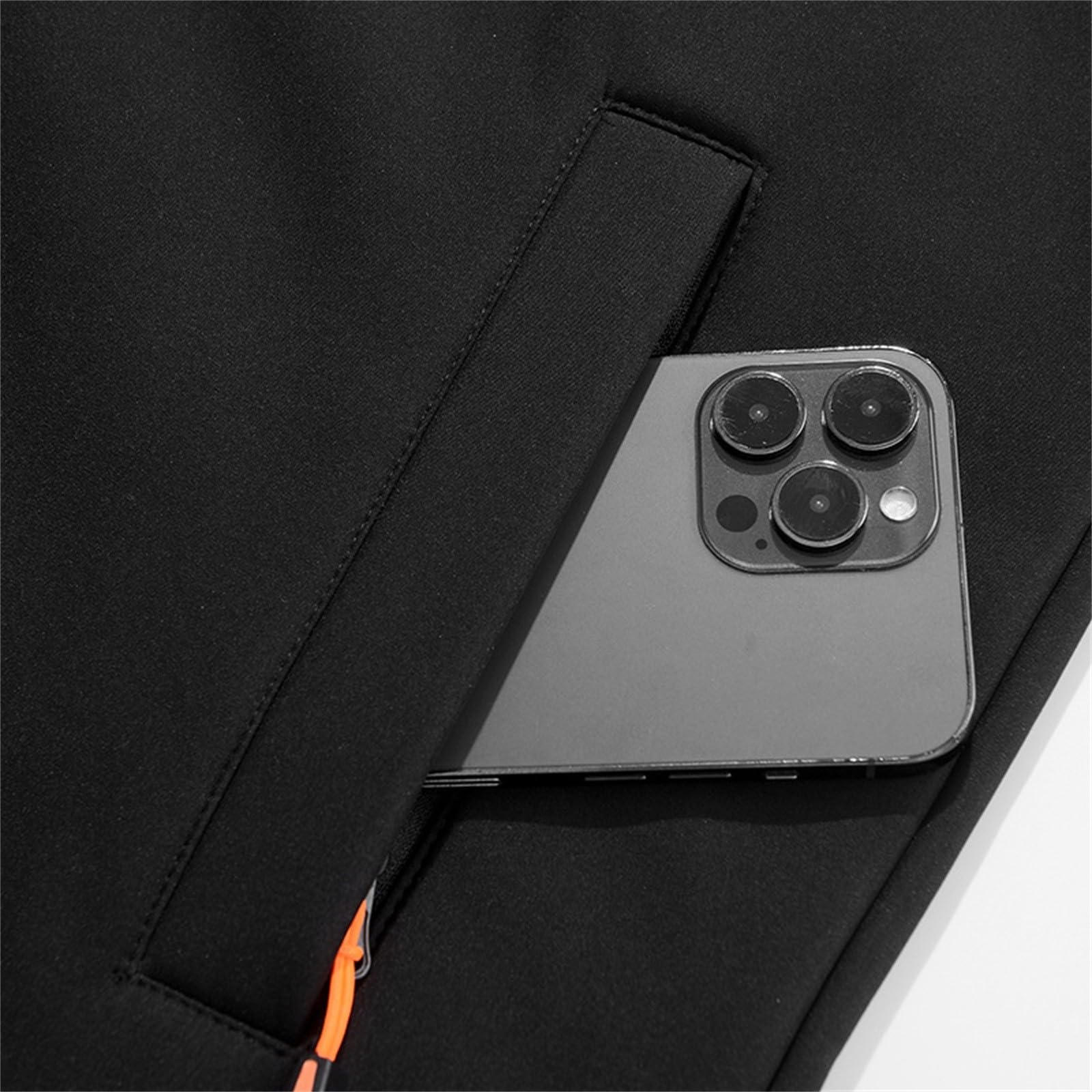 Generisch Chaqueta de senderismo ligera para hombre, impermeable, transpirable, chaqueta de lluvia fina para hombre, chaqueta de entretiempo con capucha, chaqueta de entrenamiento, cortavientos