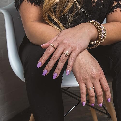 Miniatura 8 de Esmalte de uñas en gel, color de uñas de larga duración, fórmula libre de 12+, 100% vegano y libre de crueldad, A Million Shades Of Blue, 0.44 onzas