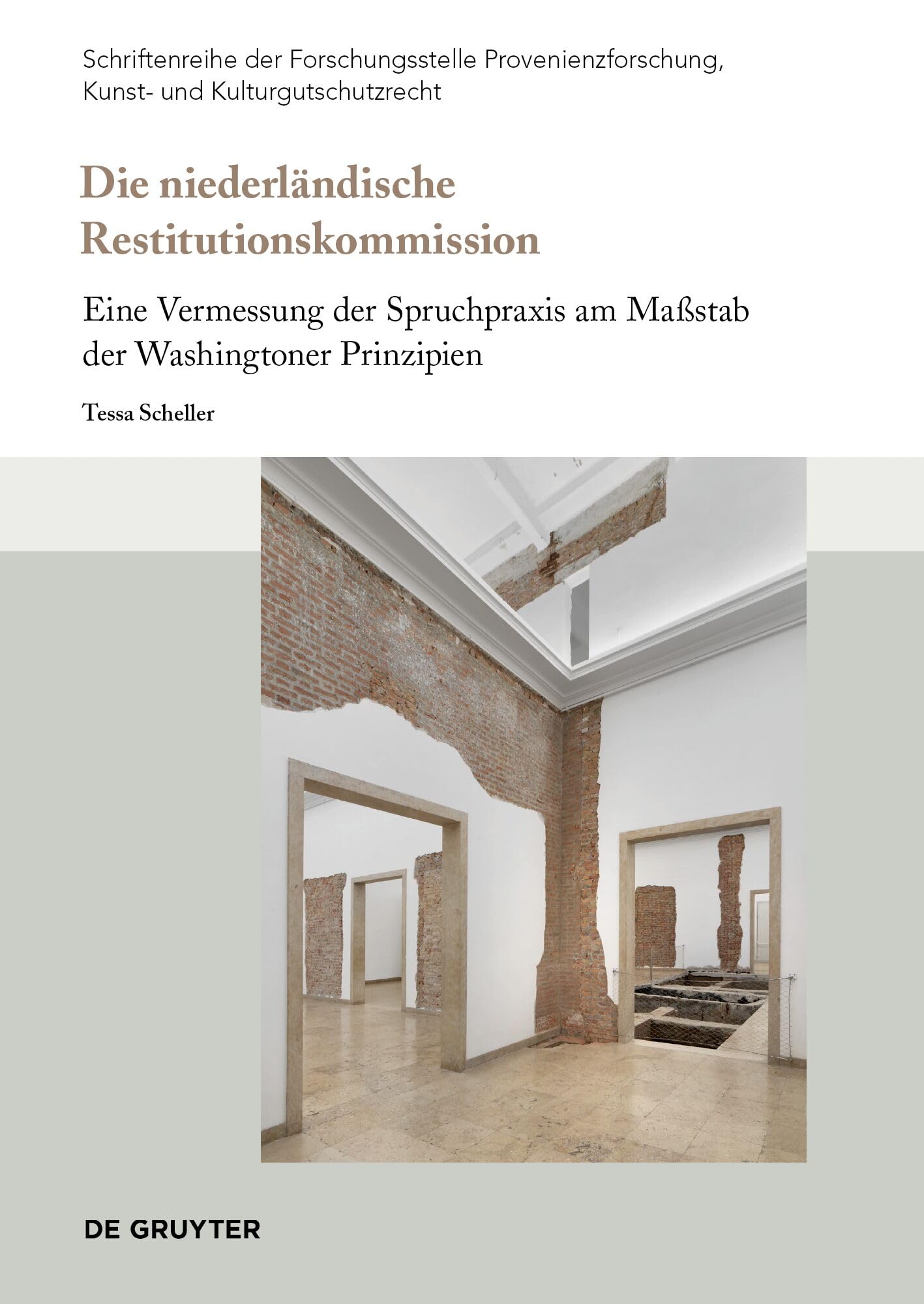 Restitutionskommission livre sur l'histoire du droit et principes de Washington