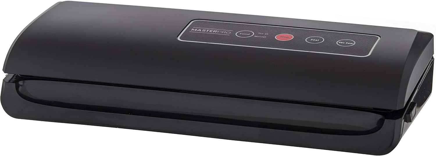 MASTERPRO Vacuum Food Sealer with Bag Cutter, Black, MPVACUUMSEAL