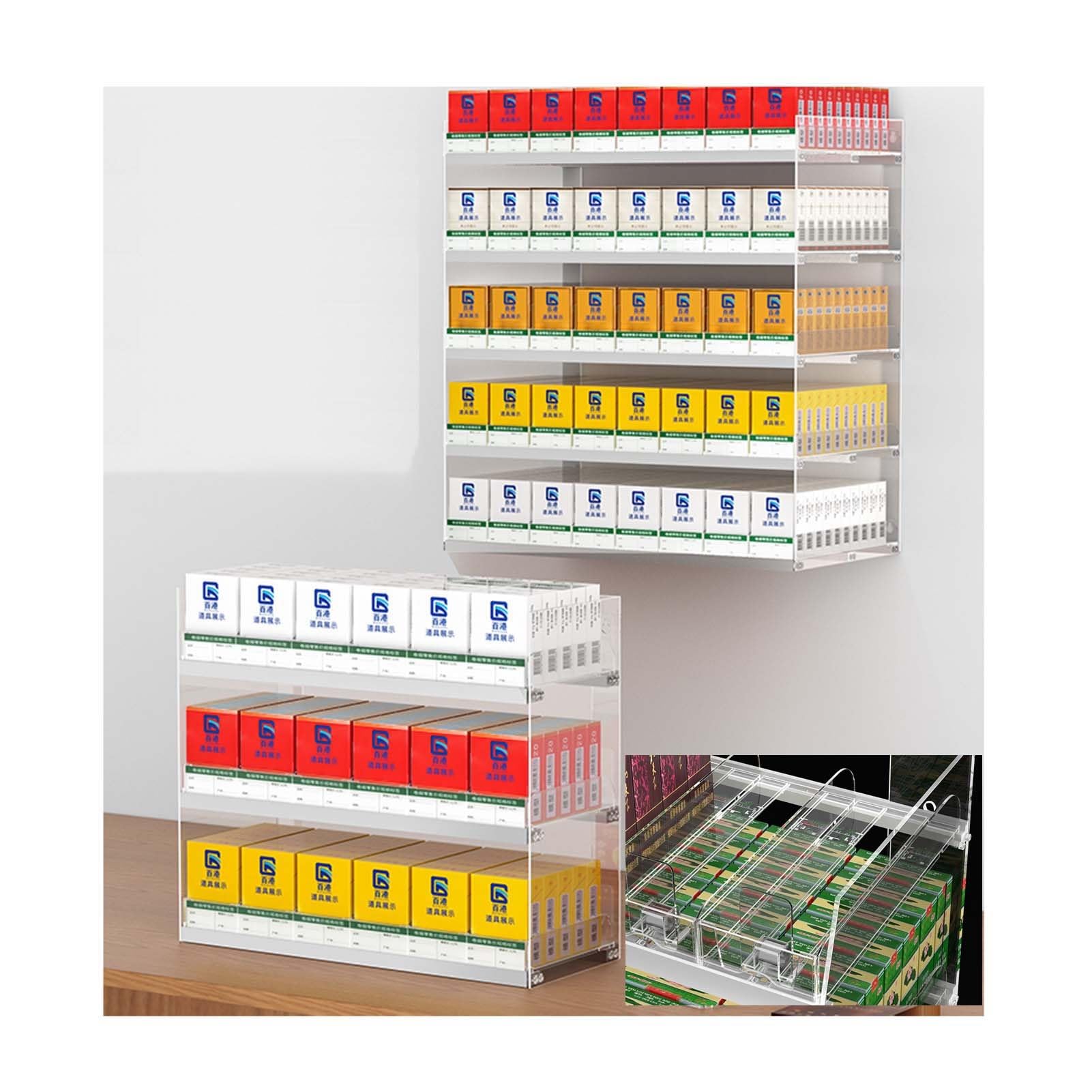 Cigarette Sales Rack Snapklik.com : Supermarkets Cigarette Showcases Rack Acrylic Automatic ...
