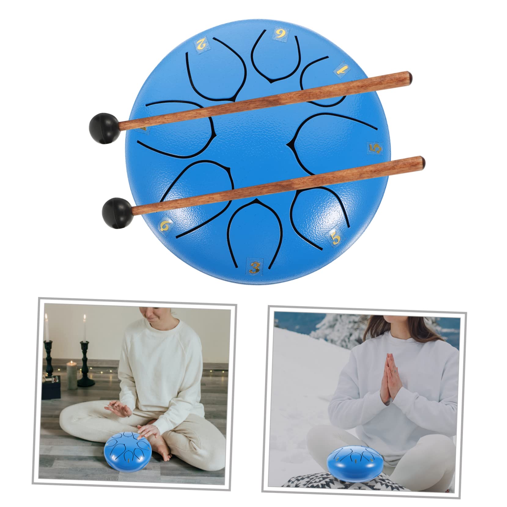 SUPVOX Instrumento de Lengüetas de Percusión Portátil Etéreo para Principiantes Instrumento de Percusión para Amantes la Música Uso en Interiores