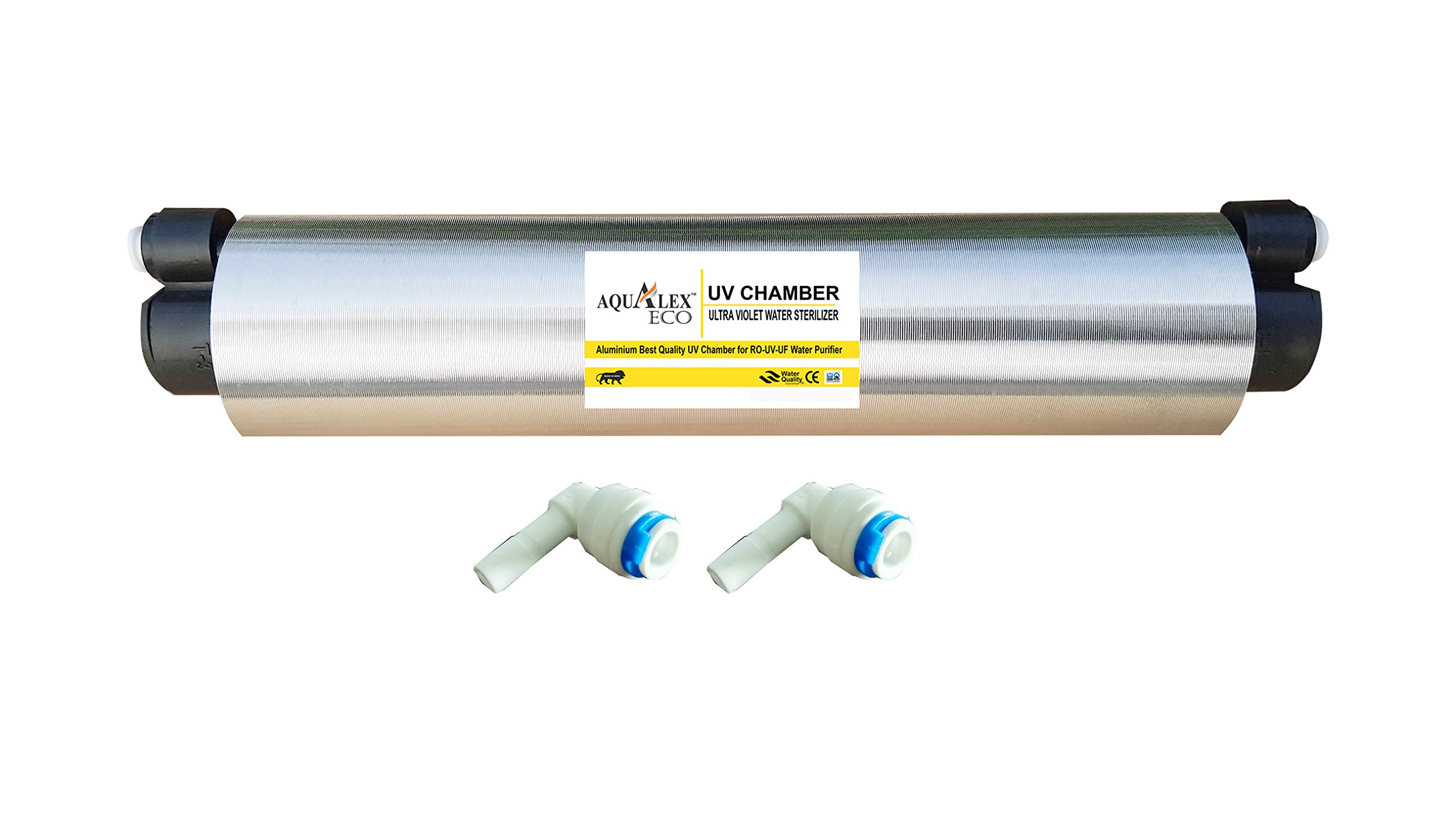 Aqualex, Pokar RO, ECO, Quality Aluminium UV Chamber only + Elbow 2 pcs for RO-UV Water Purifier (As per Image)-image-11