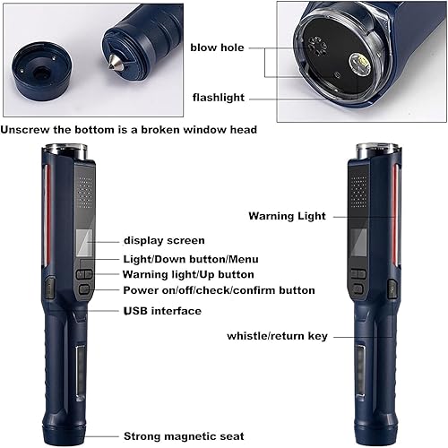 Miniatura 6 de ERICAT Probador portátil de alcohol, detector digital de alcohol con función de transmisión de voz, precisión de grado profesional y sensor de alta