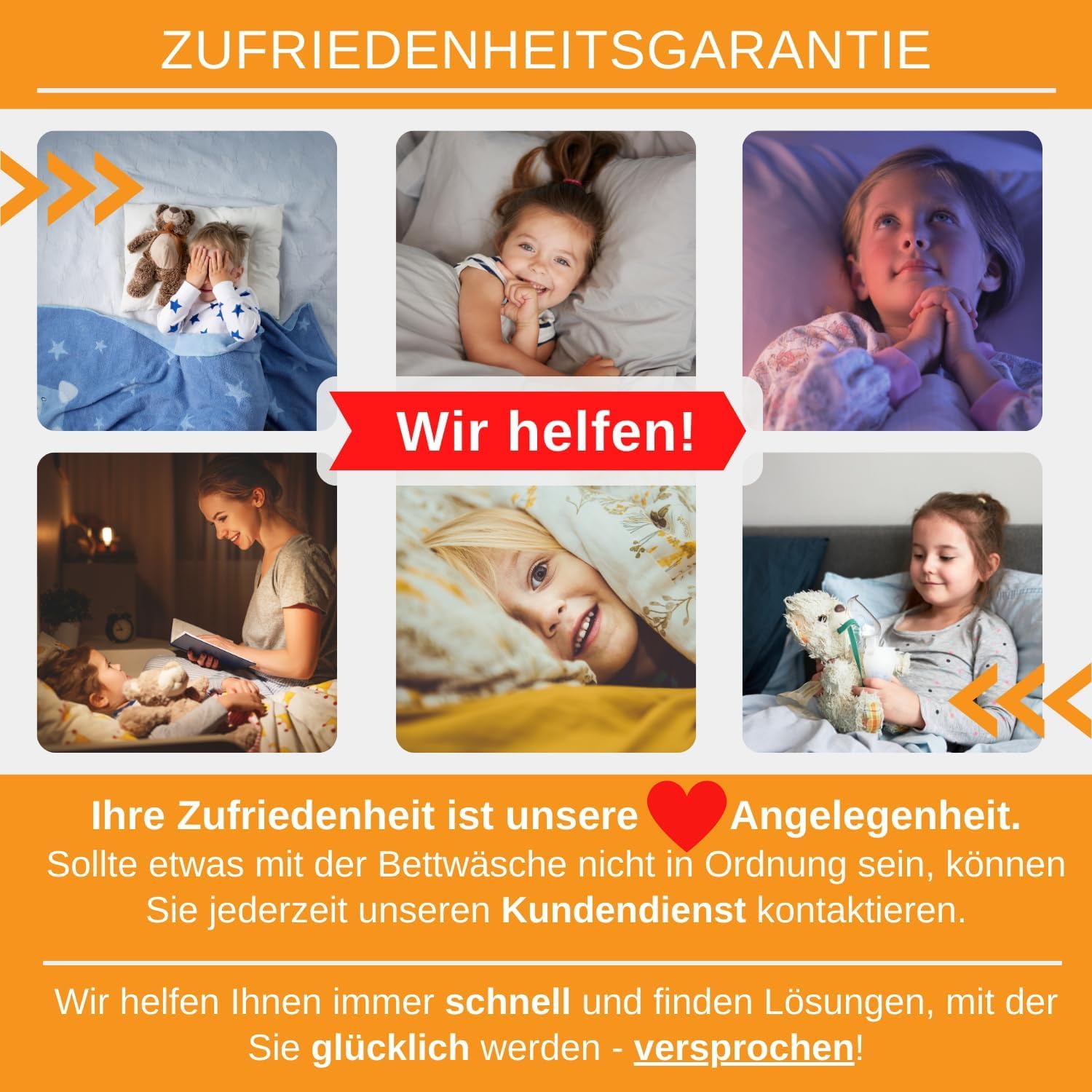 Aminata kids Biber Bettwäsche 135x200 Mädchen Fee 100% Baumwolle Feen-Motiv, Reißverschluss warm & kuschelig, Winter Wende-Bettwäsche-Set