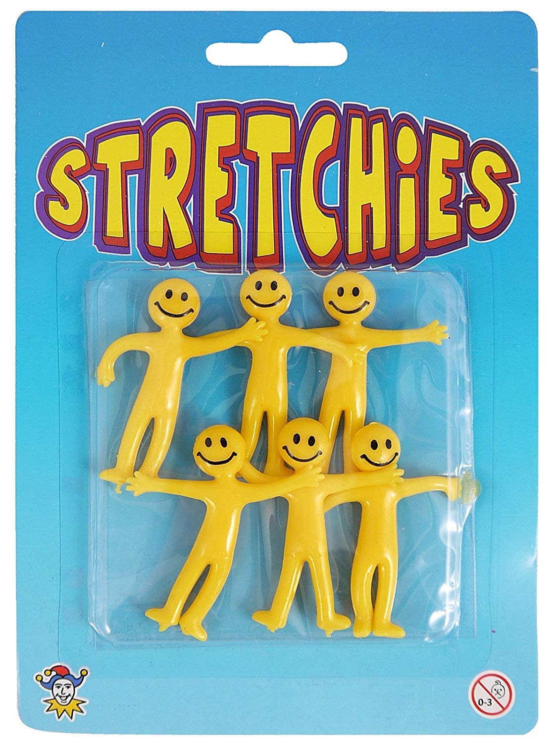 HENBRANDTStretchy Yellow Man Party Bag Fillers 6pk