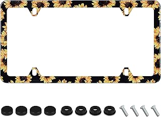 Sunflower Sunflower License Plate Frame