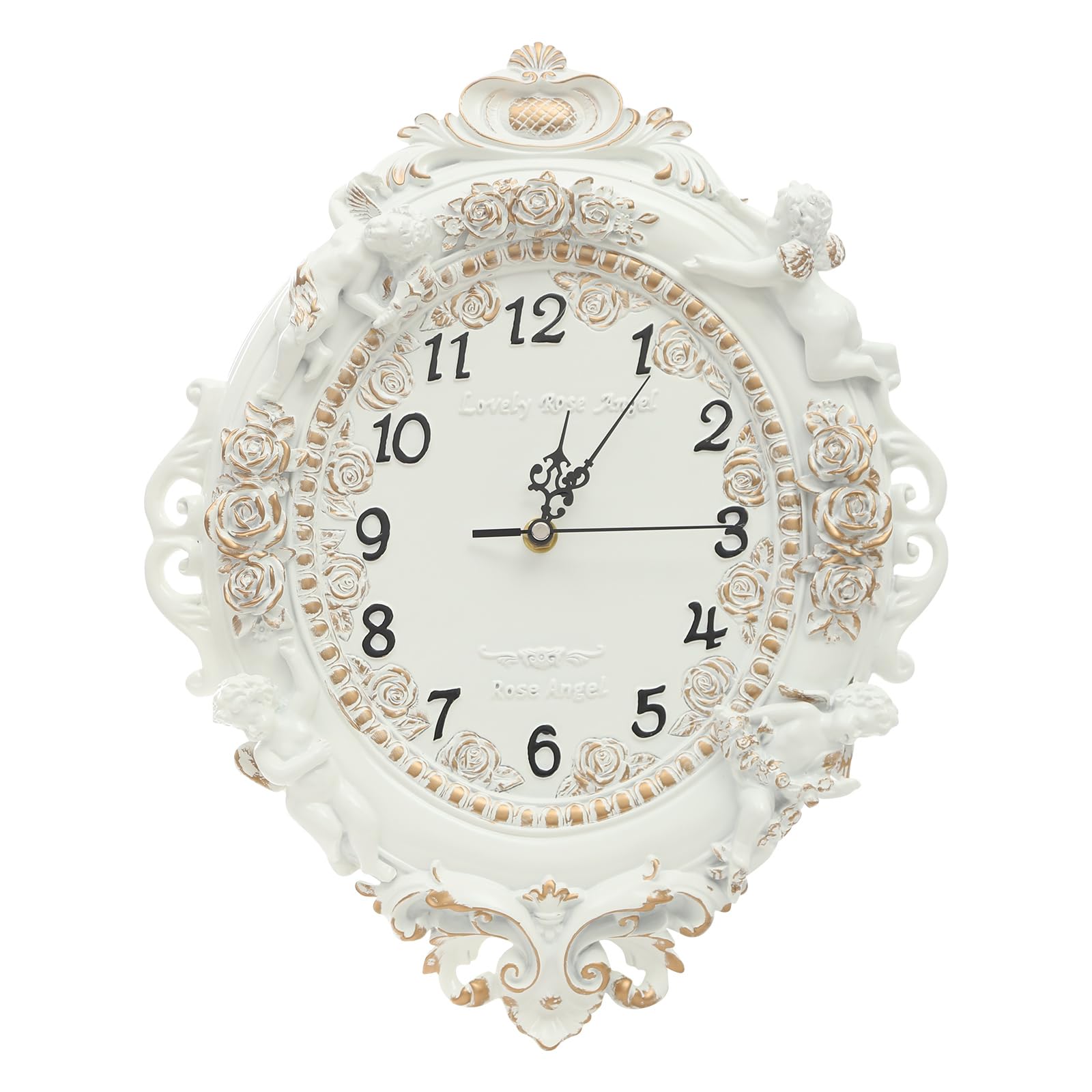 Horloge murale mouvement quartz silencieux grand cadran lisible
