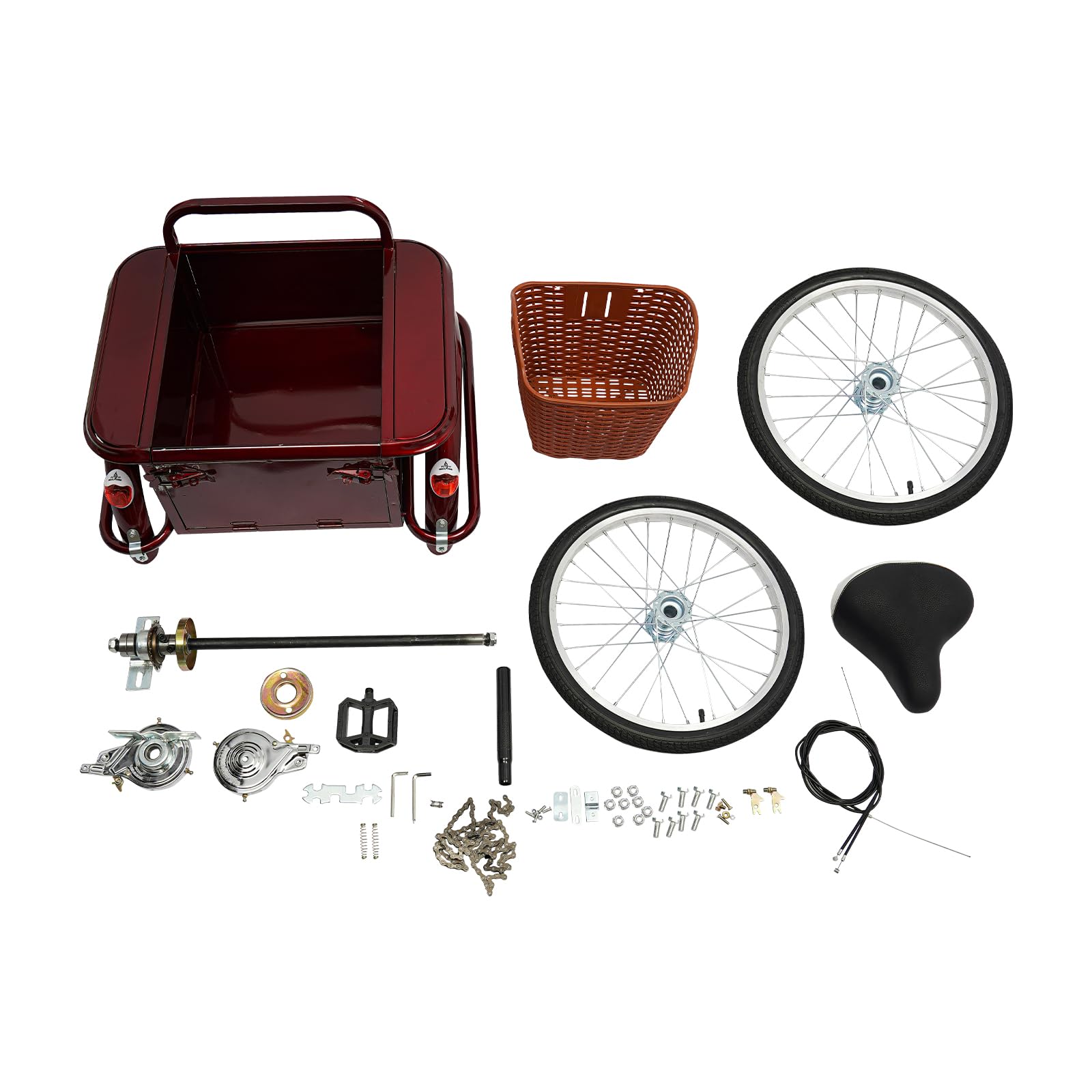 Vélo 3 Roues Adulte Tricycle Adulte 24 Pouces Zalydala - 6 Vitesses, Panier, Réglable, Acier Carbone Velo Stable Personne Agee