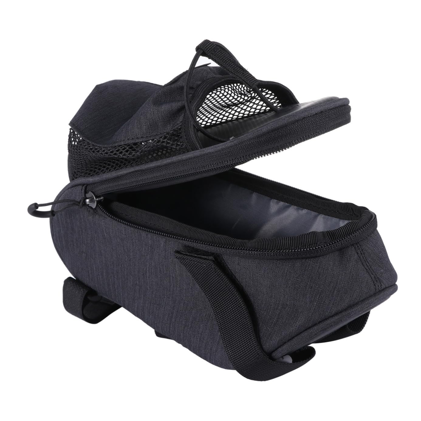 iplusmile Fahrradtasche 1, 8 L aus Dacron und Metall Schwarz für Bike