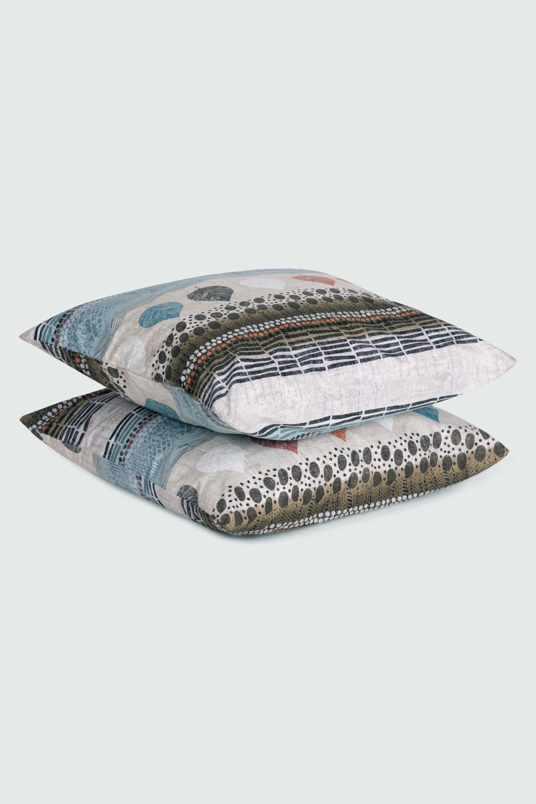 Biancheria da letto di alta qualità, 200 x 200 cm, 100% cotone traspirante con chiusura lampo, renforcé, marrone, blu, beige, 3 pezzi, copripiumino 200 x 200 cm + 2 federe 80 x 80 cm