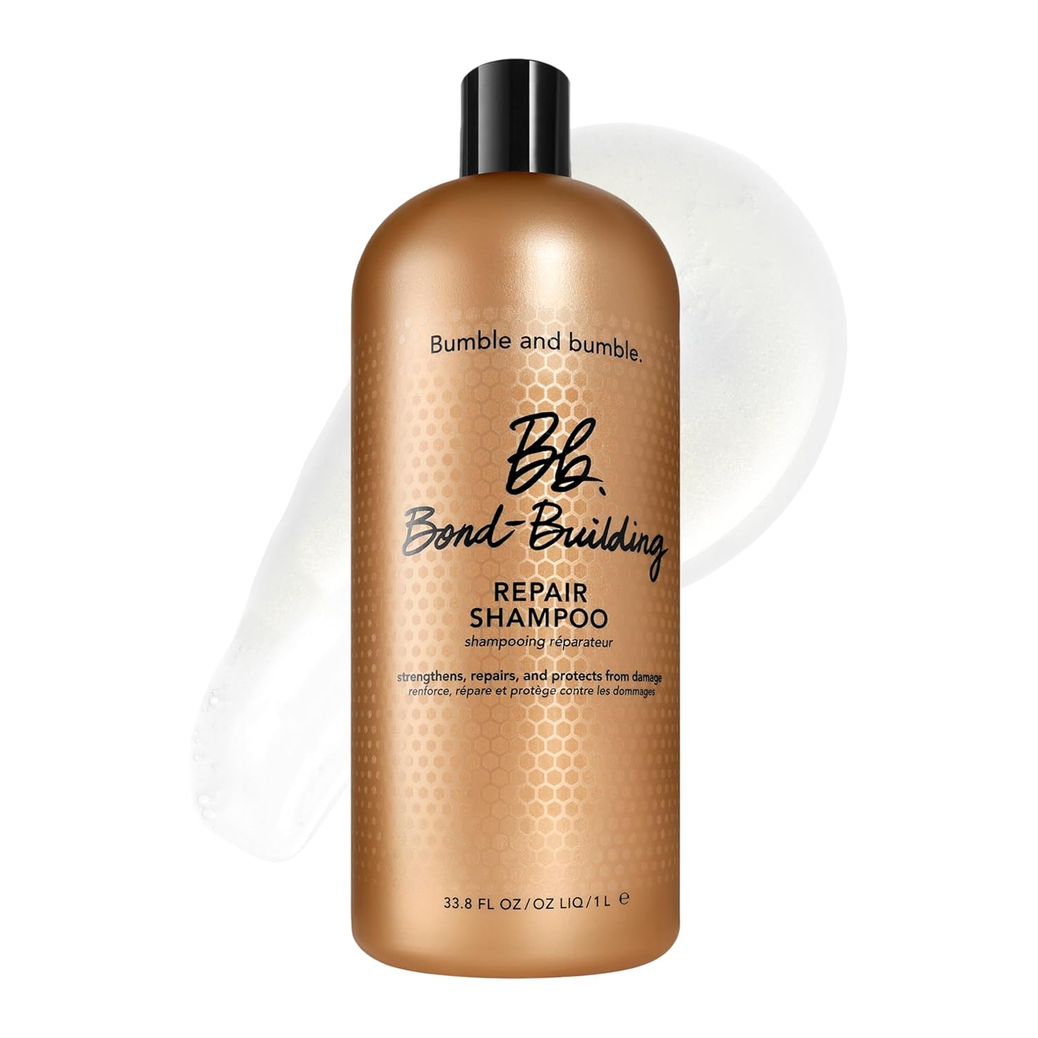 Bumble and bumble. Bond-Building Hair Repair Shampoo | Strengthens and Prevents Breakage| Smooths Frizz, Adds Shine | For Damaged Curly, Wavy, Straight Hair Types