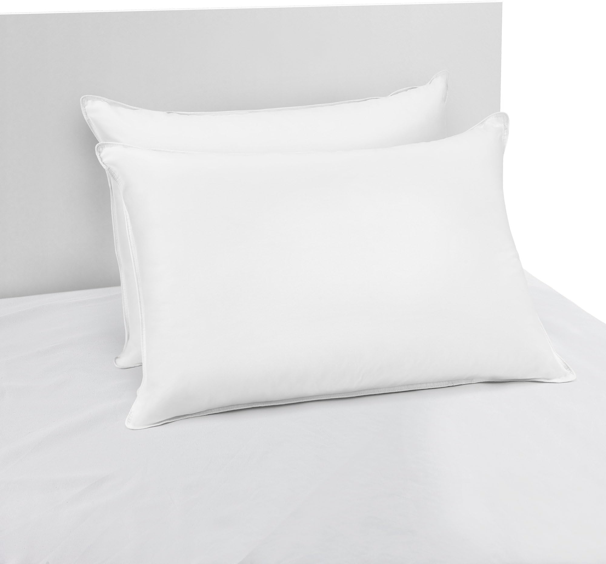 LC Classics Beautyrest 300 Thread Count LUX-LOFT Down Alternative Asthma & Allergy Friendly Certified Pillow, Set of 2 - White King