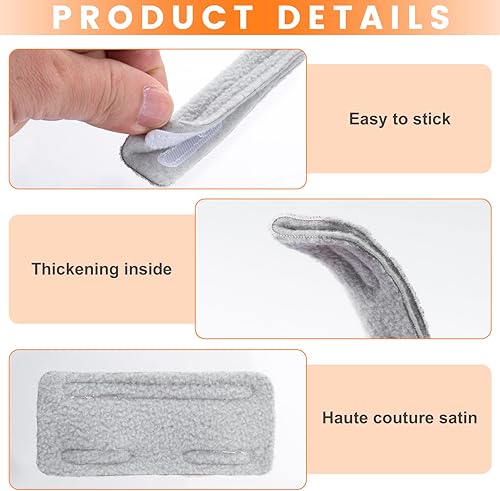 Miniatura 4 de 4 almohadillas nasales de cánula para los oídos, protectores transpirables de oxígeno para tubos de oxígeno, diseño de bucle suave, almohadillas