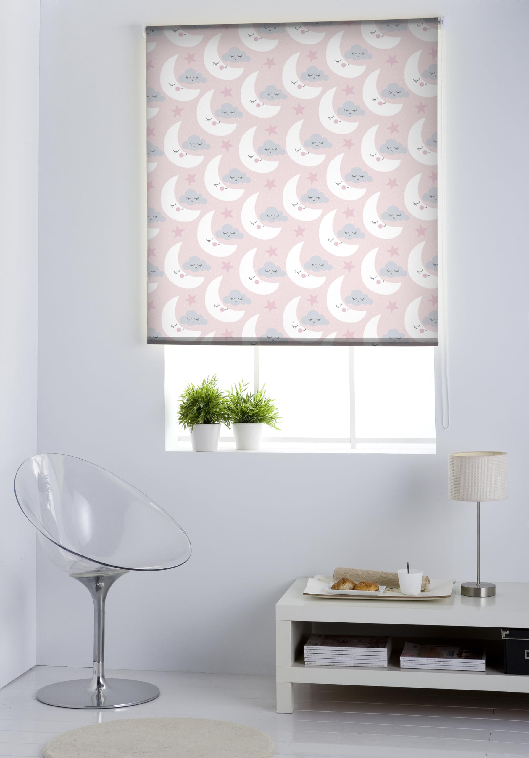 Estoralis | Infantiles | Estor Enrollable Diseño Moderno | Translúcido Estampado Digital | Modelo I-3208 | 150 x 255 cm (Ancho/Alto) Tamaño Tela 147 x 250 cm | Estores para Ventanas y Puertas