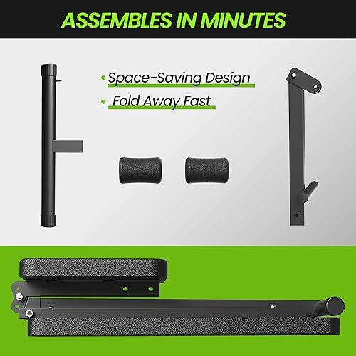 Miniatura 8 de Banco de pesas ajustable para gimnasio en casa, banco de entrenamiento plegable para ejercicio de cuerpo completo con mancuernas, banco