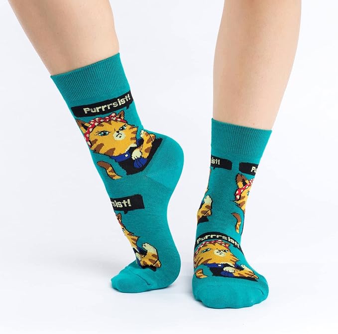 Good Luck Sock Medias Rosie the Riveter Mujer miniatura 2