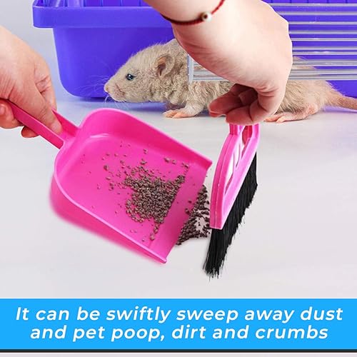 Miniatura 2 de Juego de mini escoba y recogedor  Kit de limpieza compacto para el hogar, coche, camping, espacios pequeños, limpieza de mascotas y viajes  Juego de