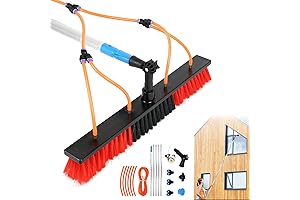 32.8FT Solar Panel Cleaning Brush and Pole Water Fed Cleaning Equipment for Gutter