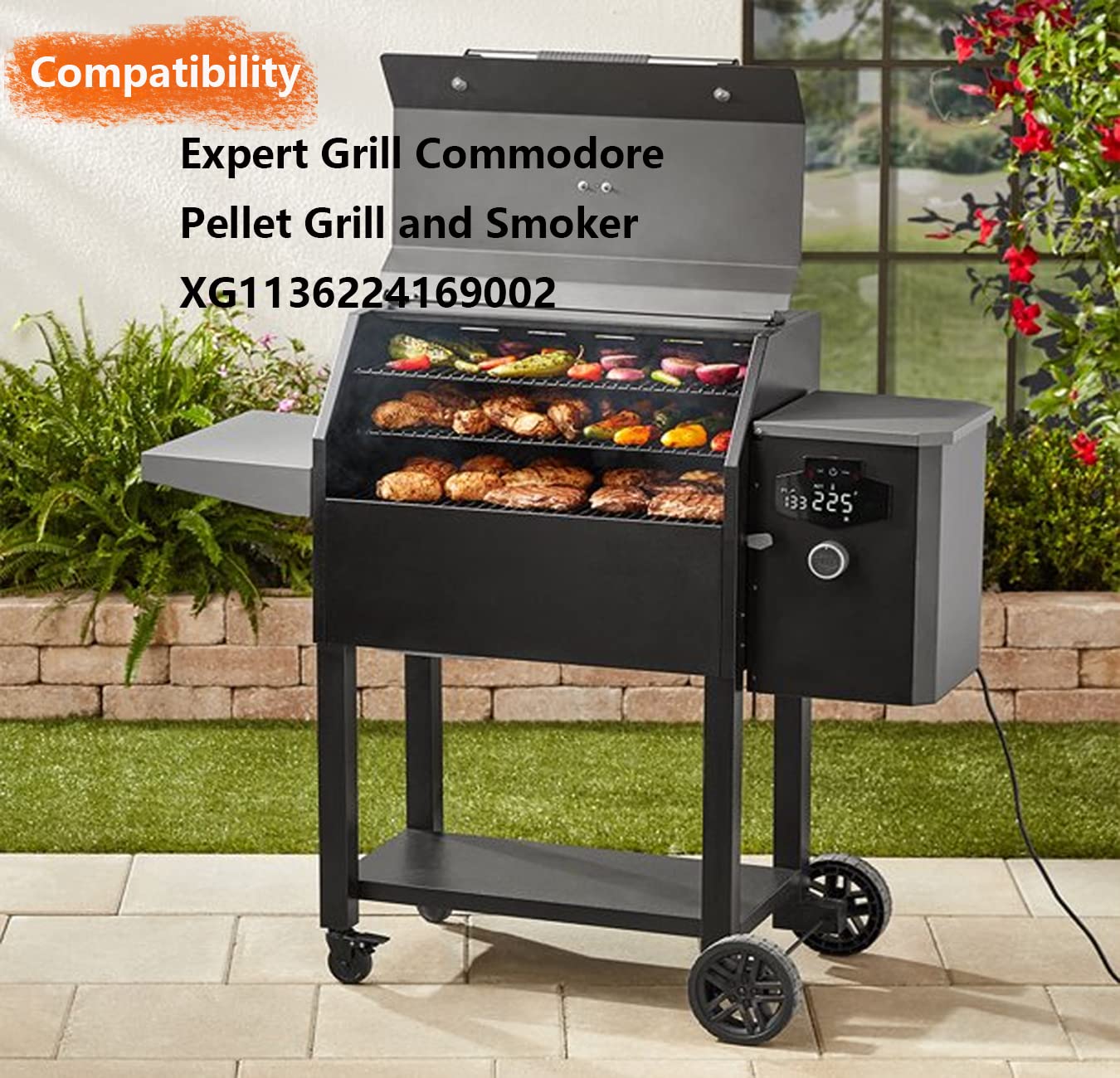Expert Grill Commodore Pellet Grill and Smoker with Controller Board