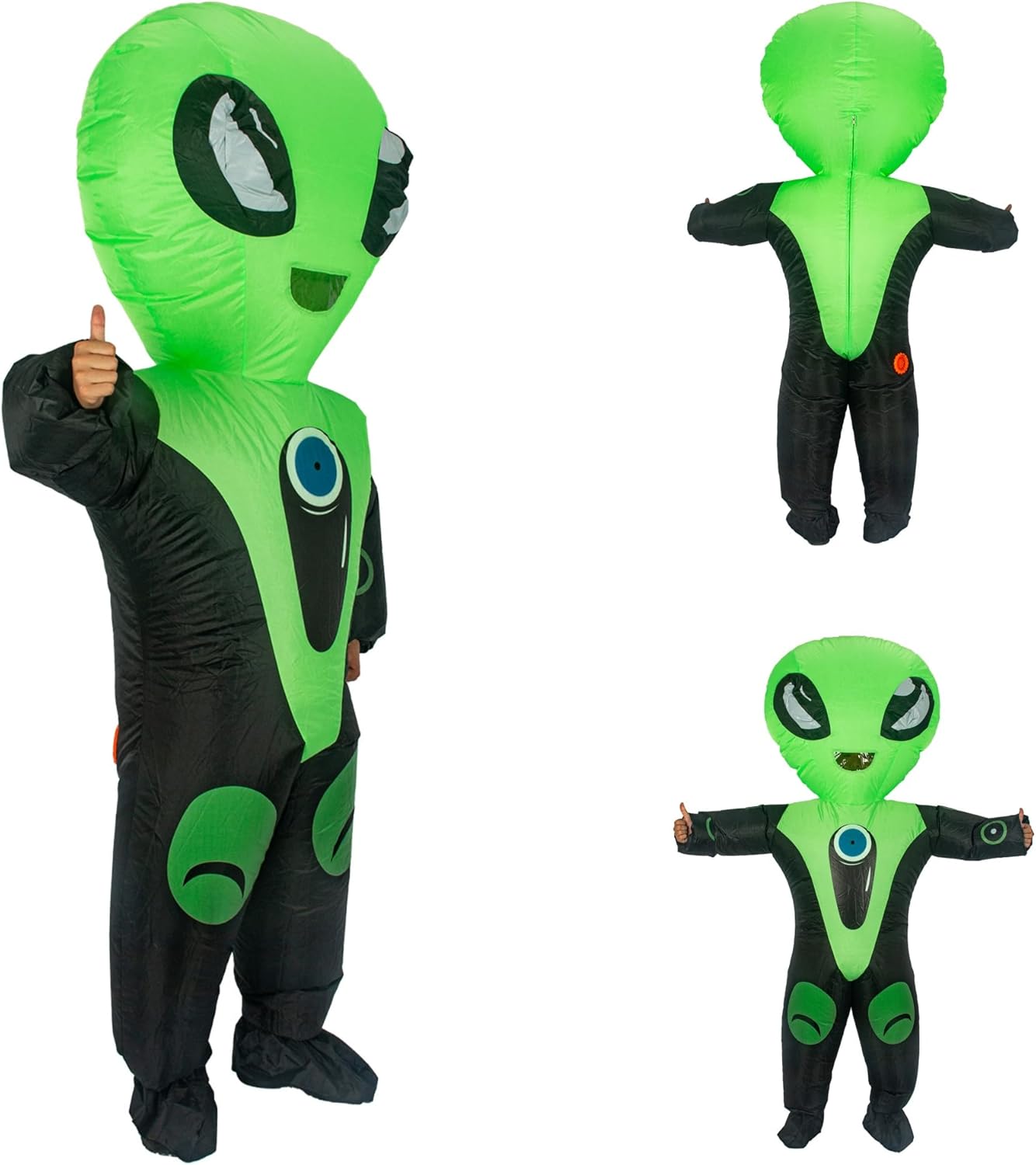 Inflatable Alien Costume Adult, Blow Up Alien Pick Me Up Inflatable Party Halloween Cosplay Christmas Costume