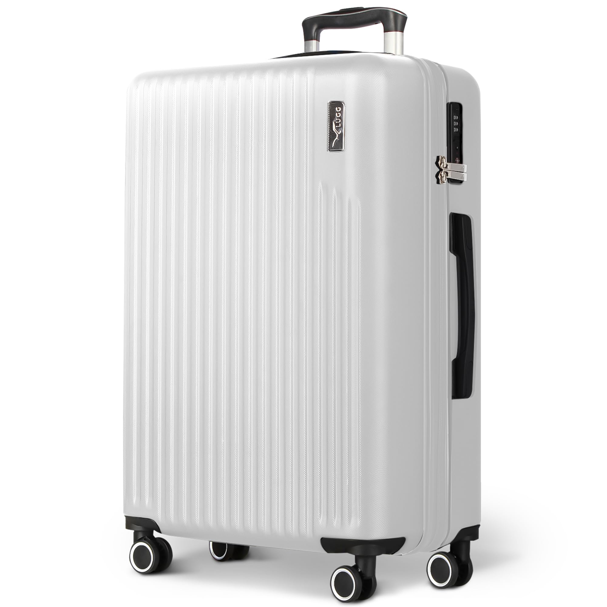 LUGG 20inch Vacay Suitcase ABS Luggage with TSA Indent Lock, Aluminium Trolley Handle, 360° Spinner Wheels, Water-Resistant & Durable Material - Airline Compatible (55 x 23 x 35cm) — view 27