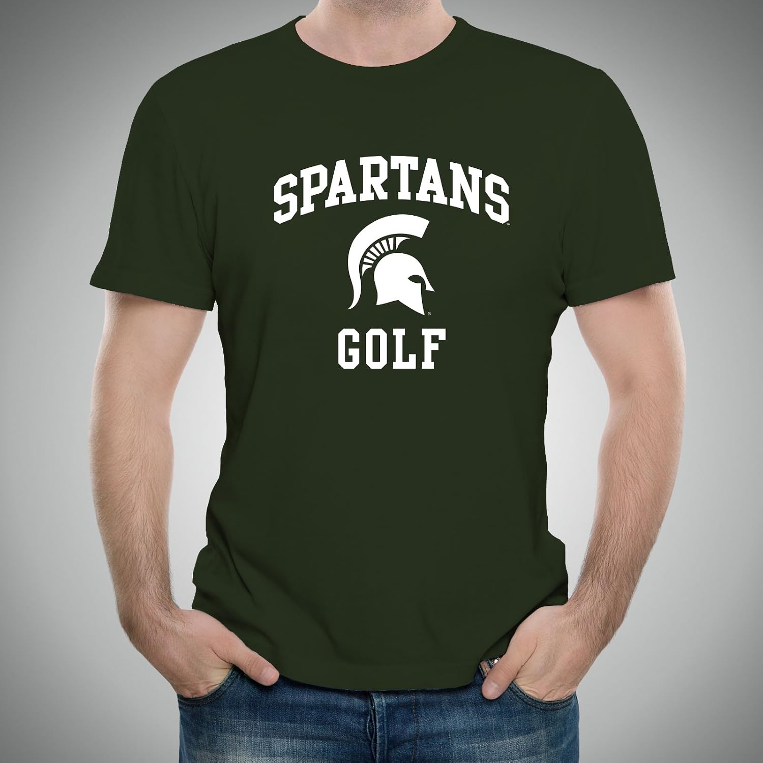 NCAA Arch Logo Golf, Team Color T Shirt, College, University