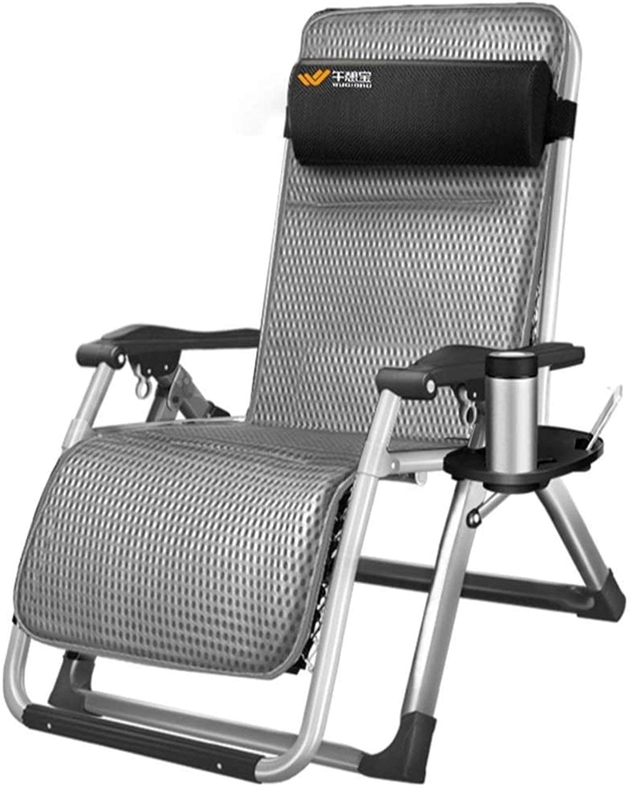 Chaise longue de jardin pliante avec coussin pour vos moments de détente sur la terrasse