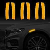 Strisce Riflettenti 3D Paraurti Auto - Adesivi Universali Rosso, Fibra Di Carbonio - Foto 10