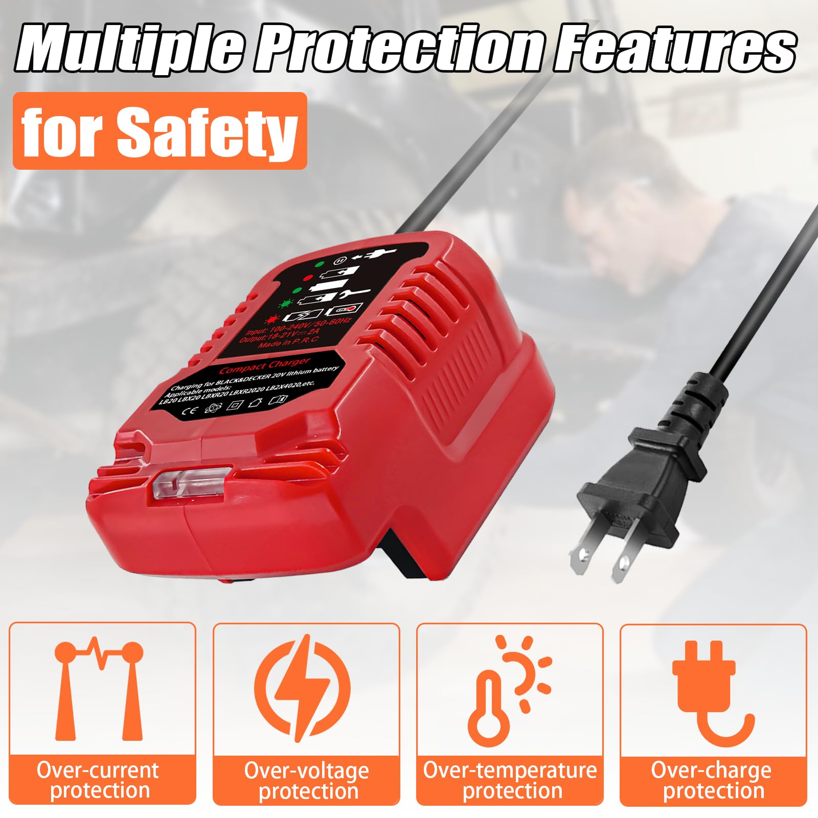 Black And Decker 18v Battery Charger LCS1620B 20V Charger