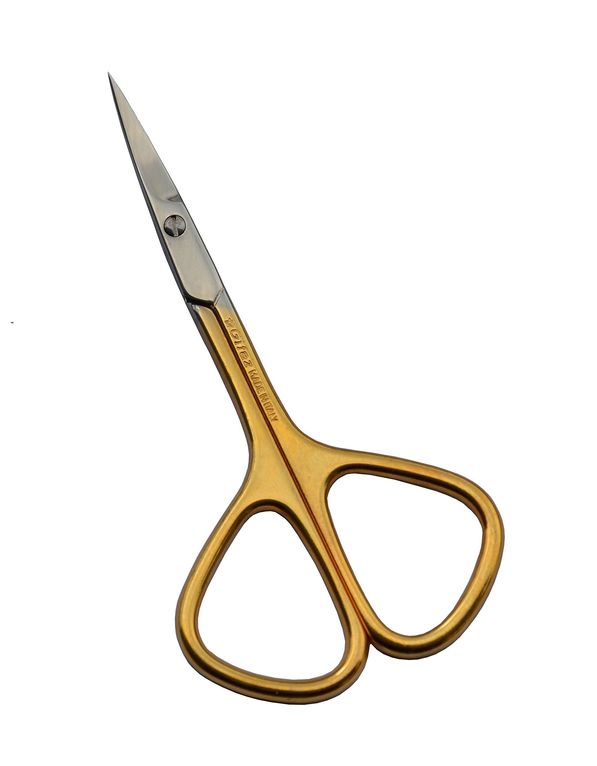 Stick- Und Nähschere Goldfarben – Made In Italy, Mit Gehärteten Stahlklingen