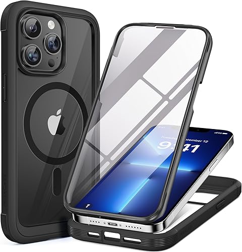 Miniatura 219 de Miracase Funda para iPhone SE de 3ª/2ª generación 2022 2020 de cuerpo completo con protector de pantalla de vidrio integrado, resistente protección