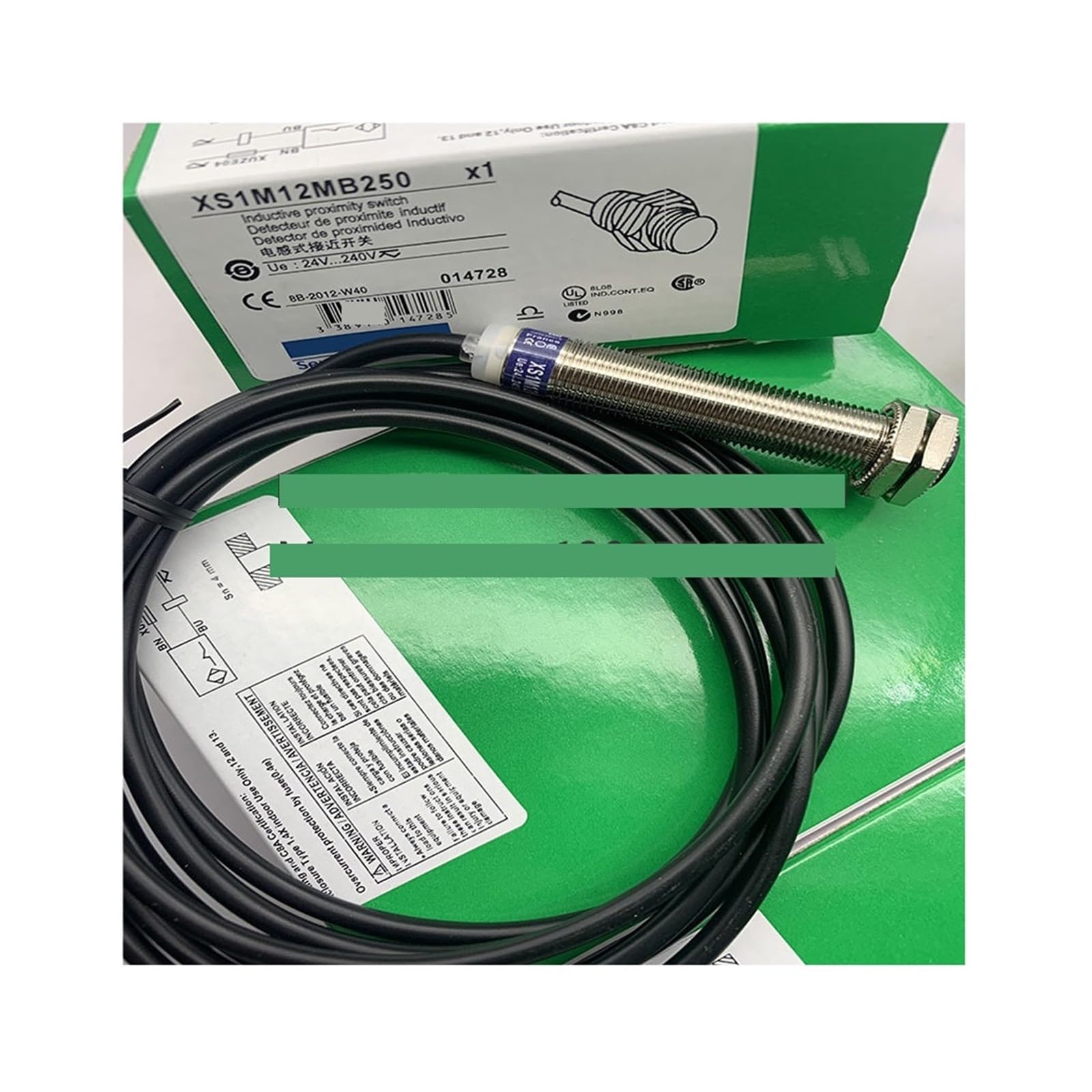Capteur XS1M12MA250L1 détection précise sans contact M12 - 5