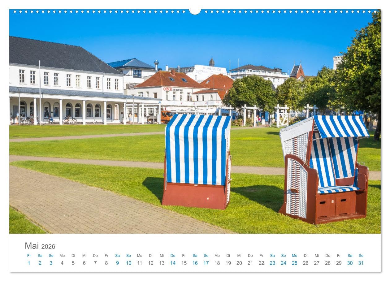 Norderney Sehnsuchtskalender (Wandkalender 2026 DIN A2 quer), CALVENDO Monatskalender: Fantastische Bilder einer Lieblingsinsel (CALVENDO Orte)