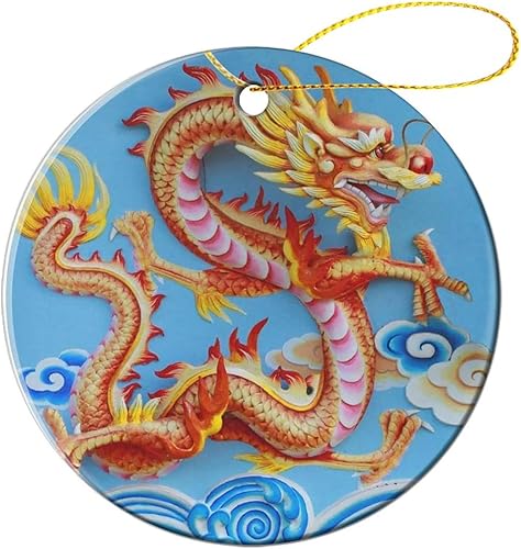 Miniatura 1 de Adornos de Navidad de cerámica 2023, decoraciones para árbol de Navidad para niños, amantes y amigos, adorno colgante de doble cara de 2.8 pulgadas