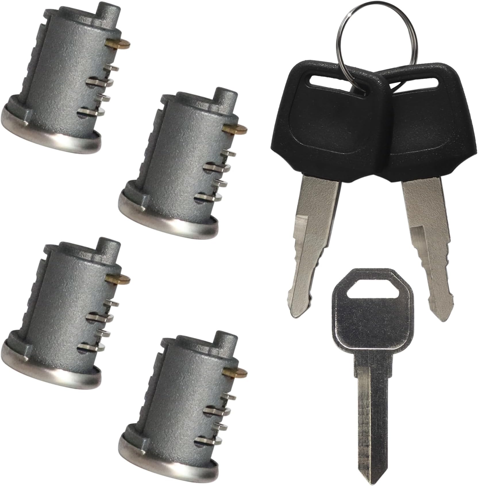 4 Pack Lock Cores Compatible with Yakima SKS Car Racks System, Roof Rack Locks Fit for SKS Accessories