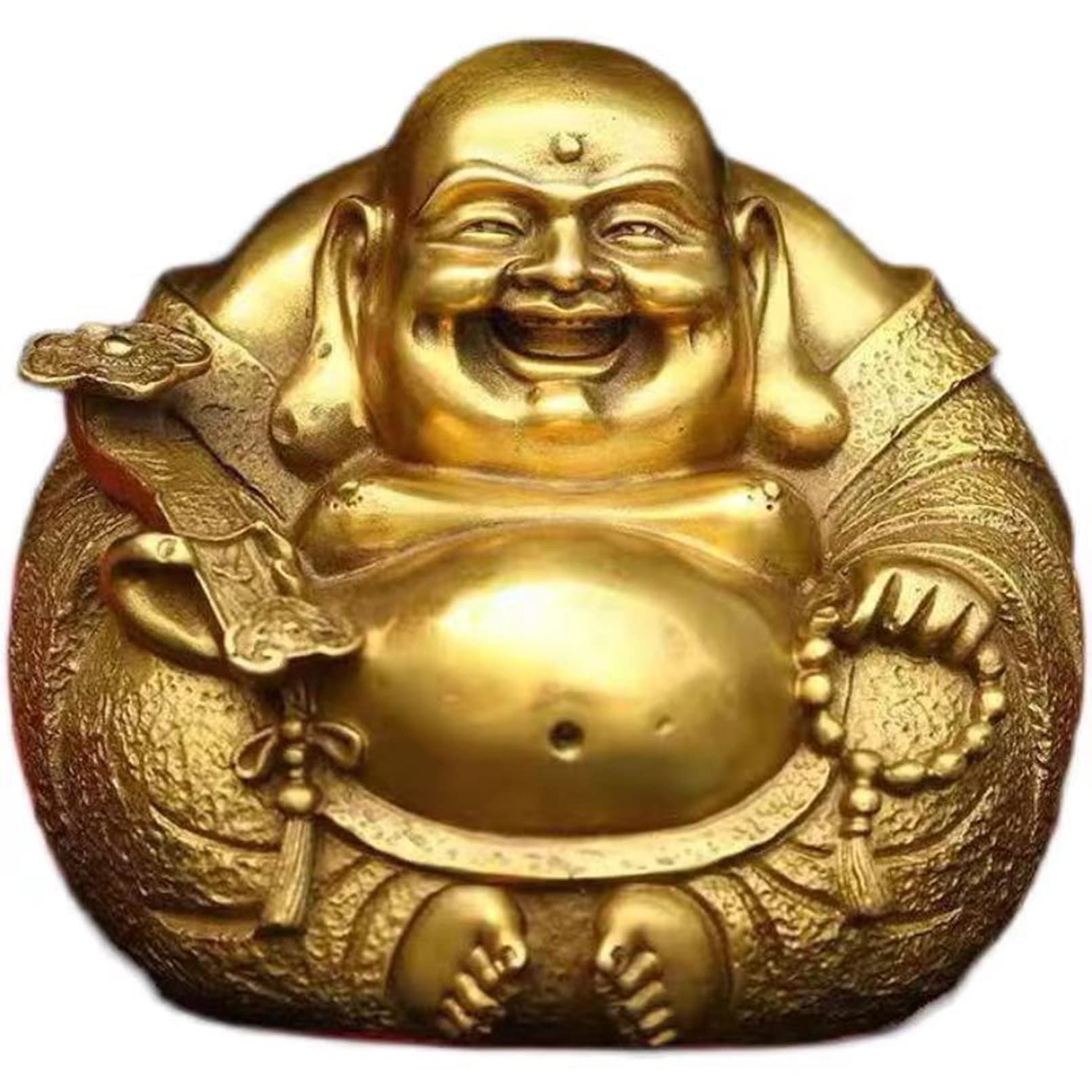 Amazon.co.jp: 開運招財 純銅製造 「高僧布袋様」＜仏像・開運