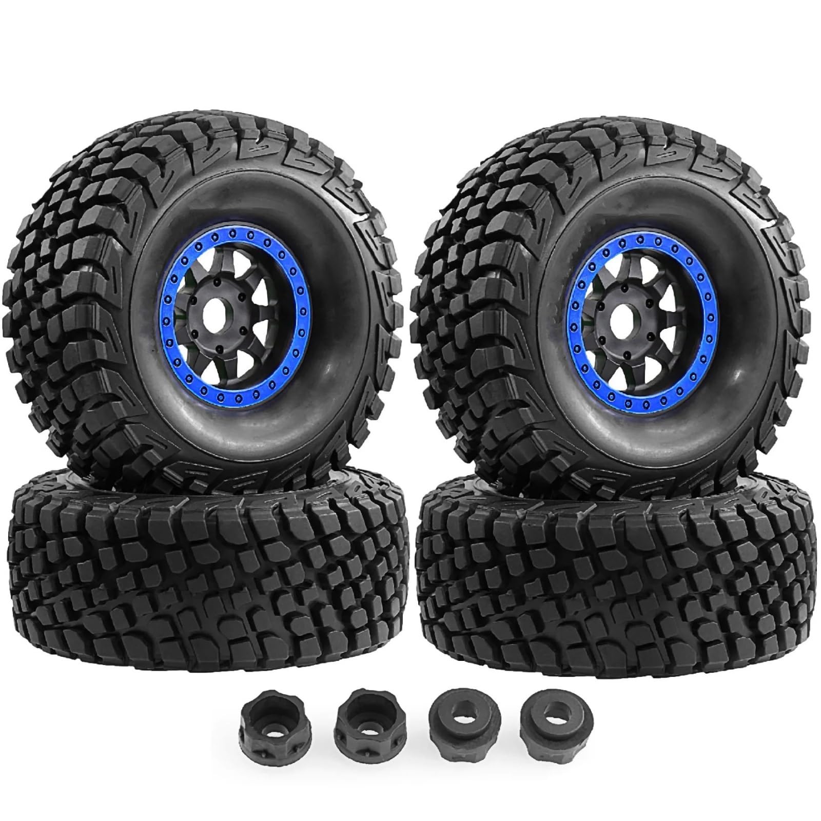 Rueda Neumáticos Pegado para ARRMA para Mojave 6S 1/7 Pieza Coche