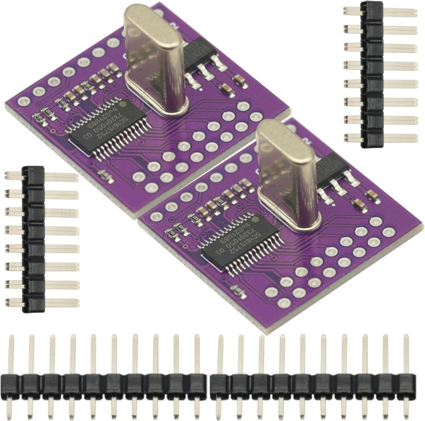 2PCS SC16IS752 IIC I2C/SPI Bus Interface to Dual Channel UART Conversion Board Module